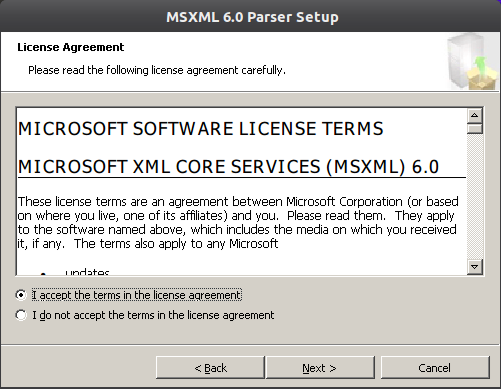 msxml6 2 Instalação do Microsoft Office 2010 no ubuntu 11.10 com Wine 1.4