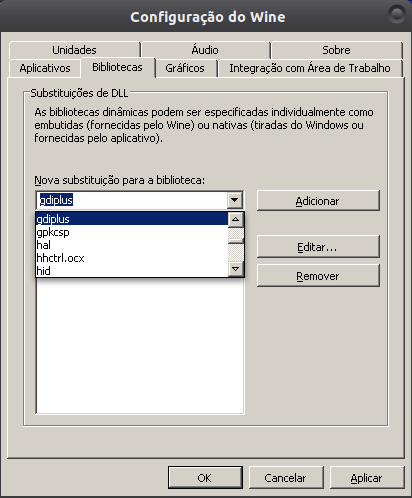 winecfg gdiplus Instalação do Microsoft Office 2010 no ubuntu 11.10 com Wine 1.4